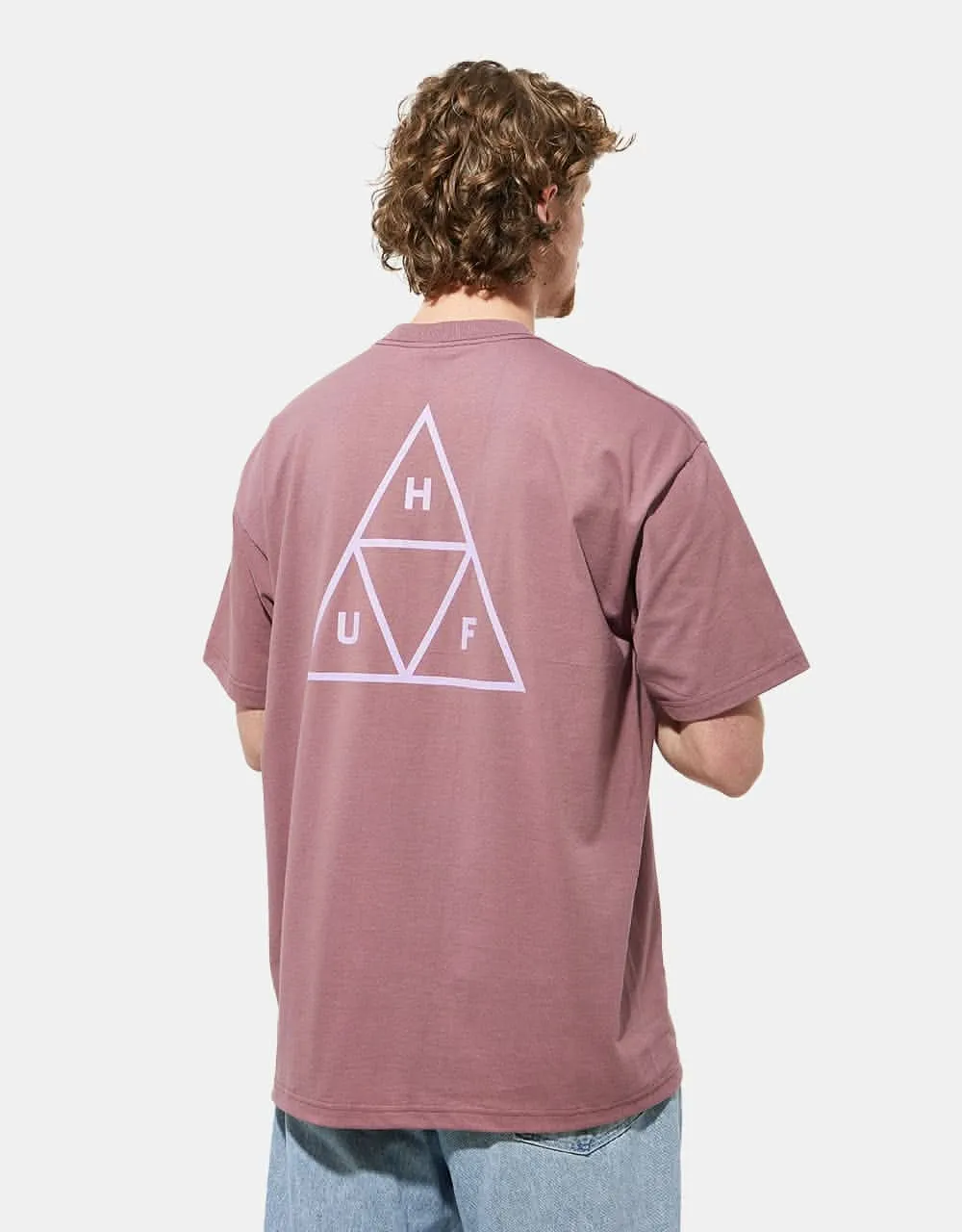 HUF Triple Triangle T-Shirt - Mauve
