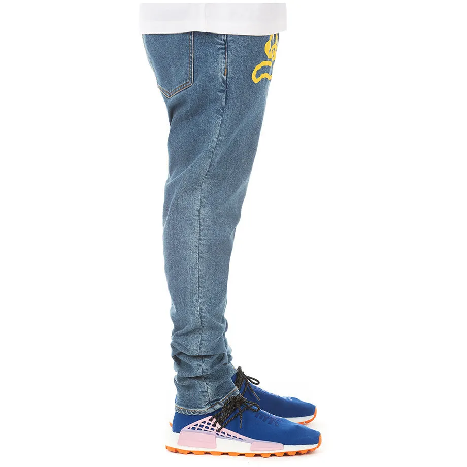 Ice Cream Salted Caramel Gold Plated Jeans (421-8101)