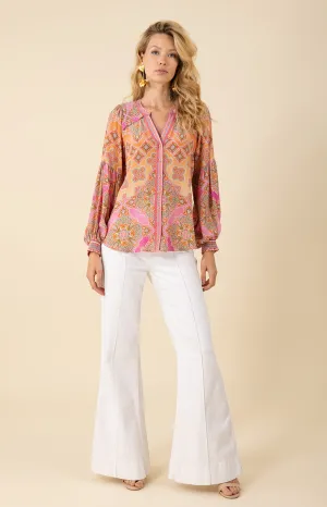 India Silk Top