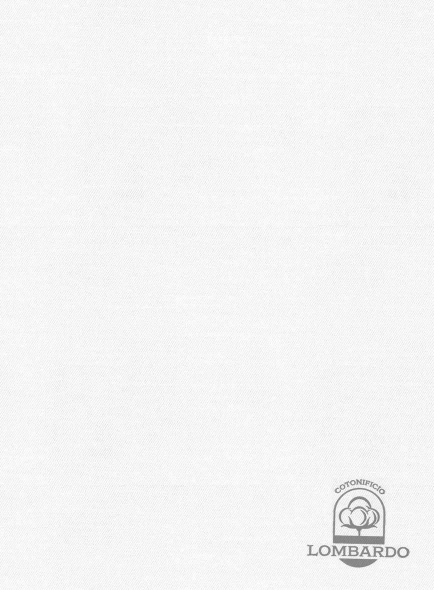 Italian Lombardo Powder White Shirt
