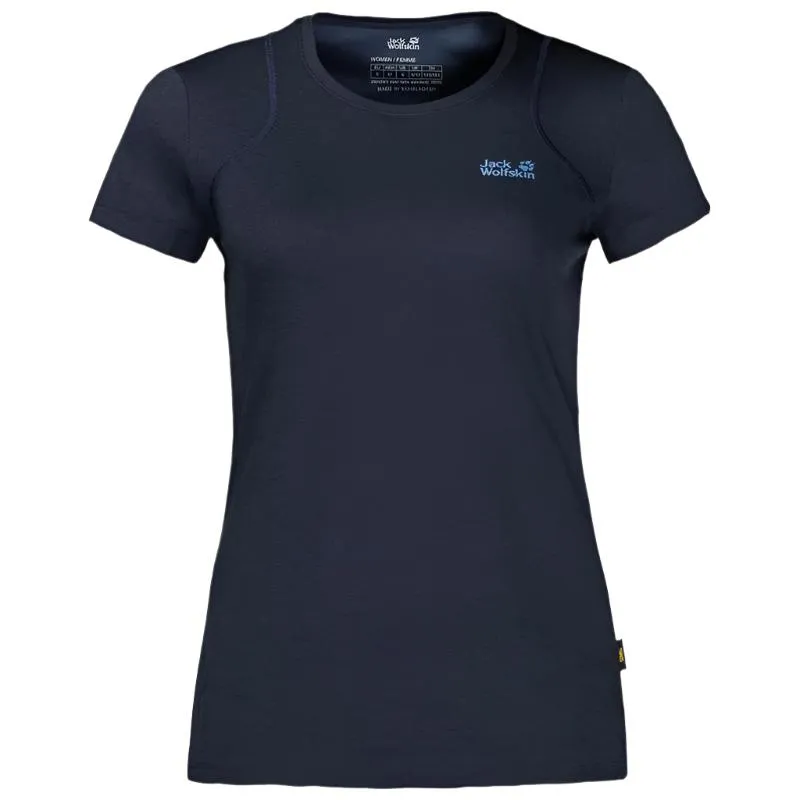 Jack Wolfskin Sky Range T Women's T-Shirt - Midnight Blue