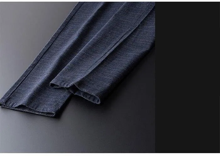 JANTOUR Men's Autumn Slim Formal Pants
