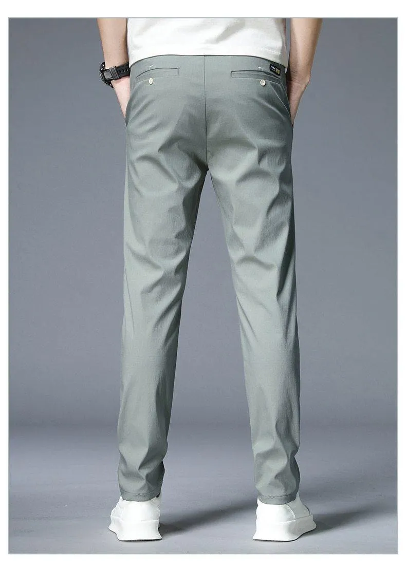 JANTOUR Men's Solid Color Casual Pants