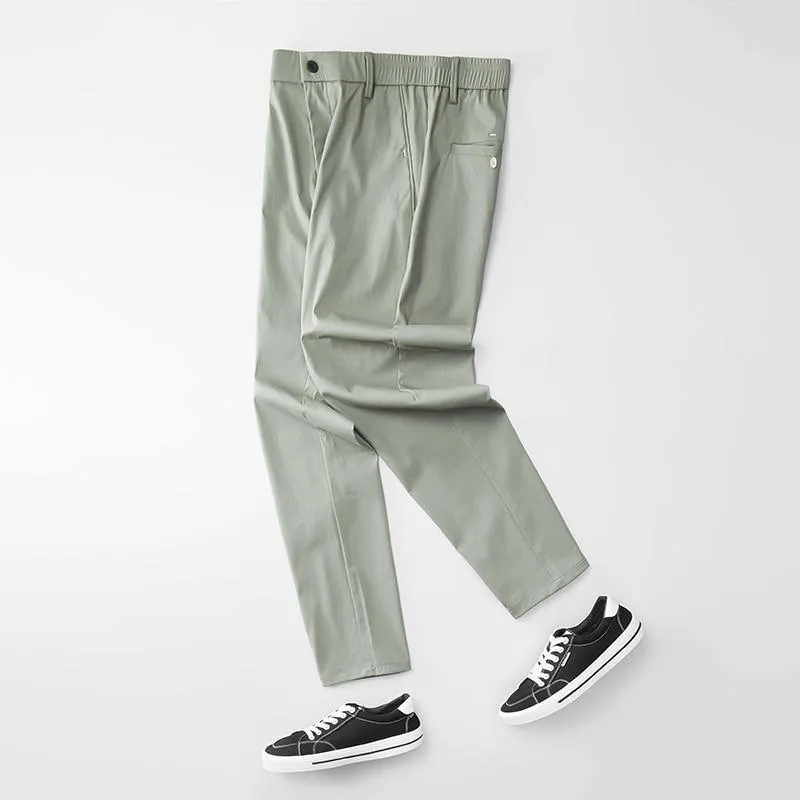 JANTOUR Men's Solid Color Casual Pants