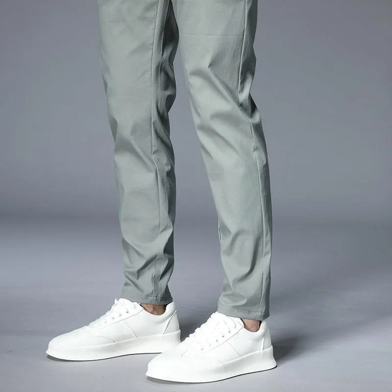 JANTOUR Men's Solid Color Casual Pants