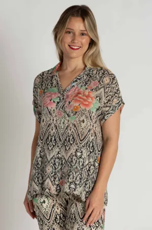 Johnny Was - Laiya Button Up in Azzie Flower