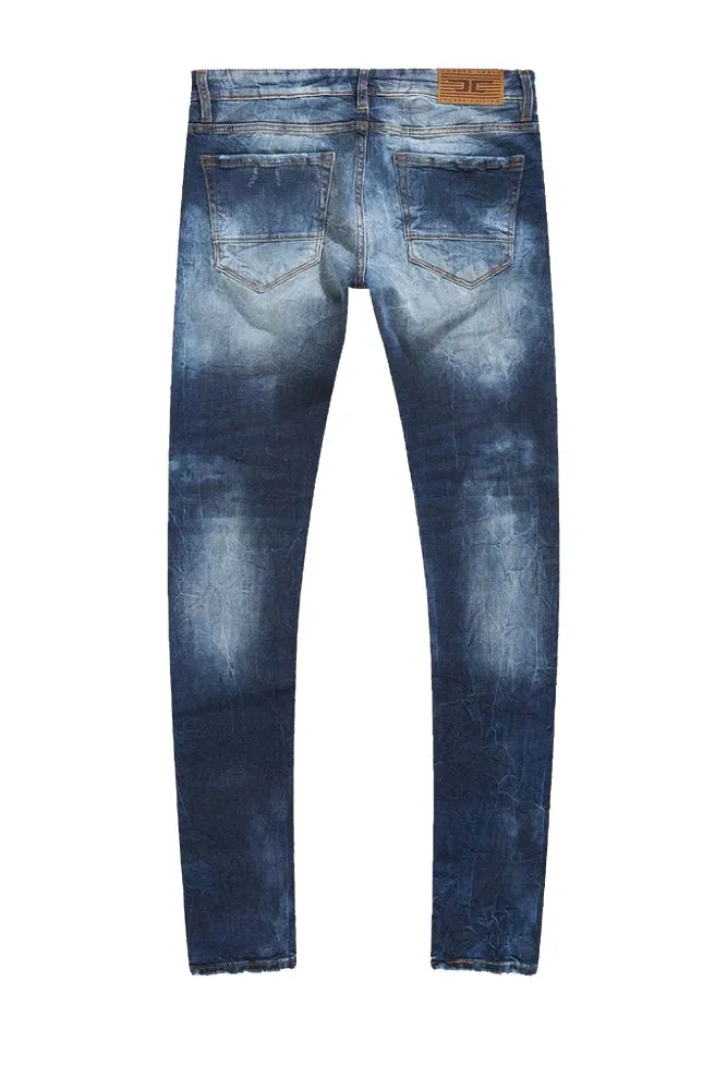 Jordan Craig Varsity Denim Men's Pants Dark Blue