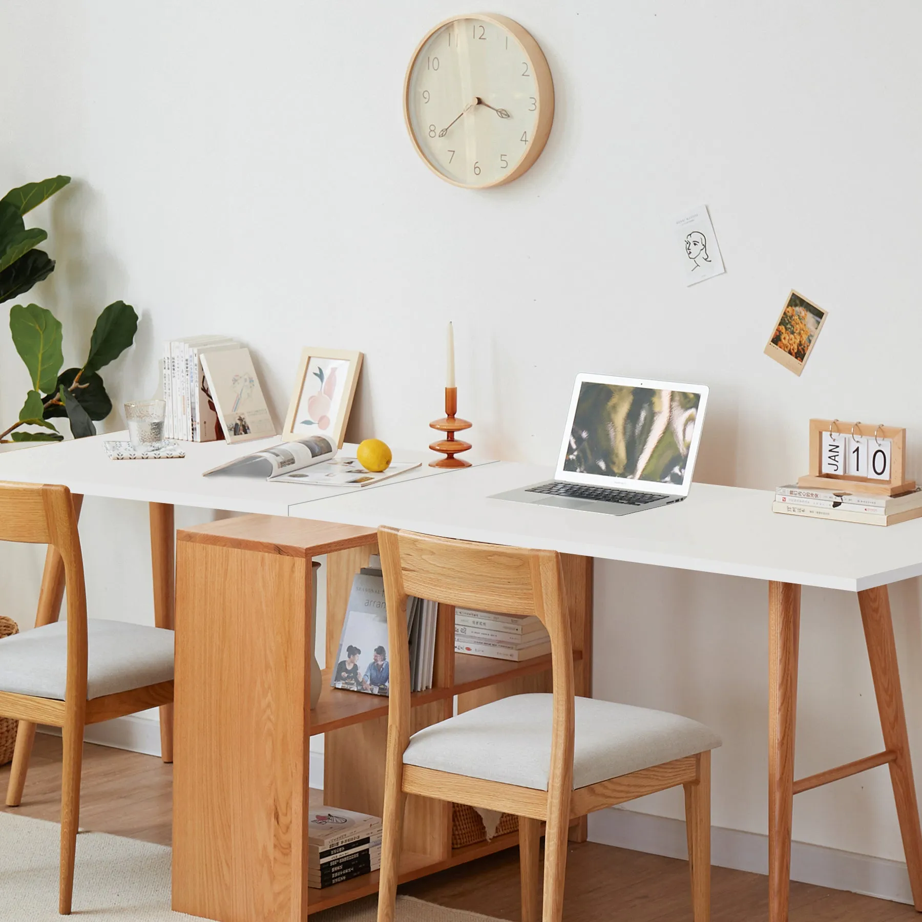 KABOON Solid Color Tabletop--White-Smooth version