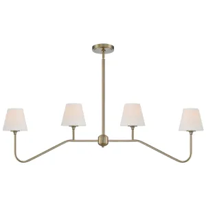 Keenan 4 Light Vibrant Gold Chandelier