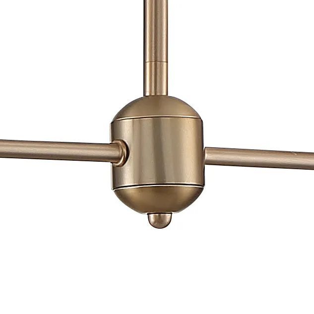 Keenan 4 Light Vibrant Gold Chandelier