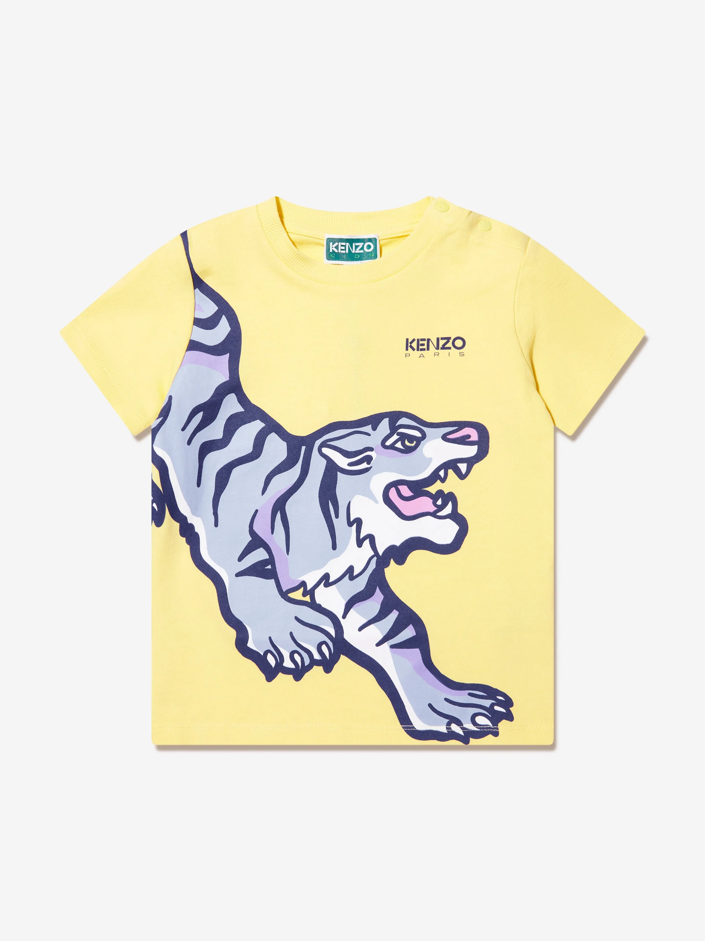 KENZO Baby Boys Organic Cotton Shorts Set in Grey