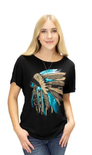 Liberty Wear Collection Tops: Vibrant Headdress