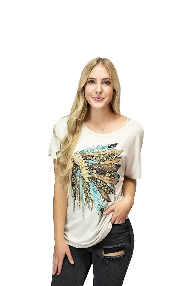 Liberty Wear Collection Tops: Vibrant Headdress