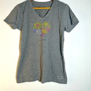 Life is Good Crusher Heart Tee Shirt