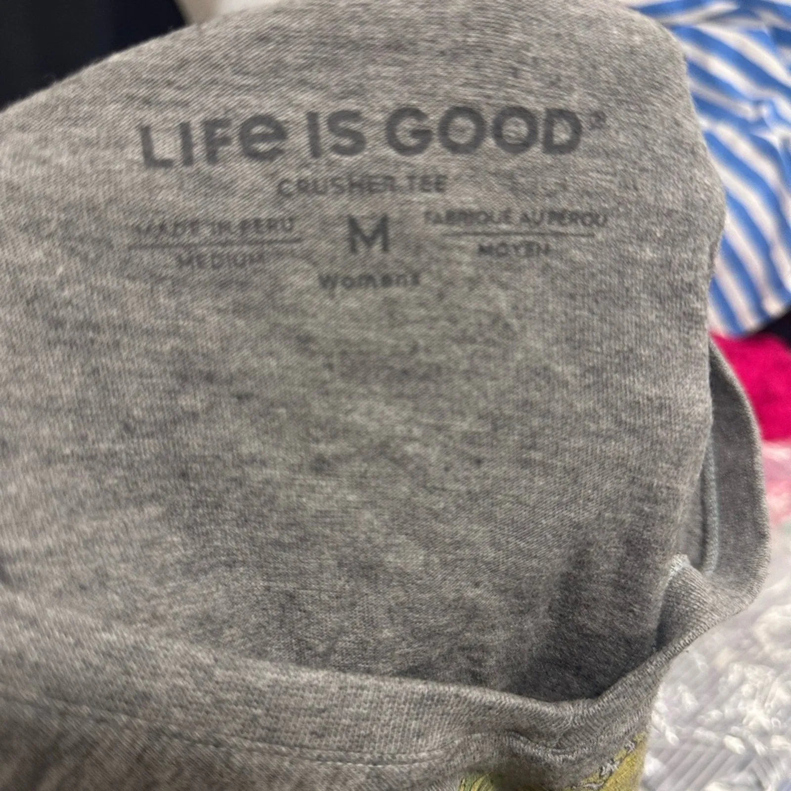 Life is Good Crusher Heart Tee Shirt