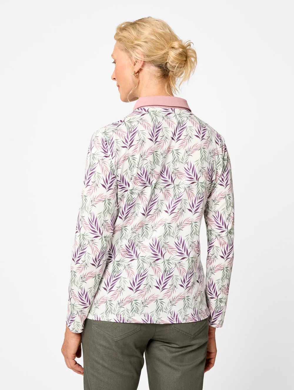 Liliya Long Sleeve Polo