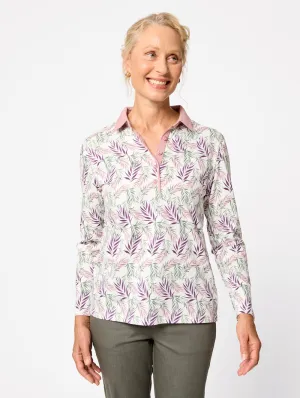 Liliya Long Sleeve Polo