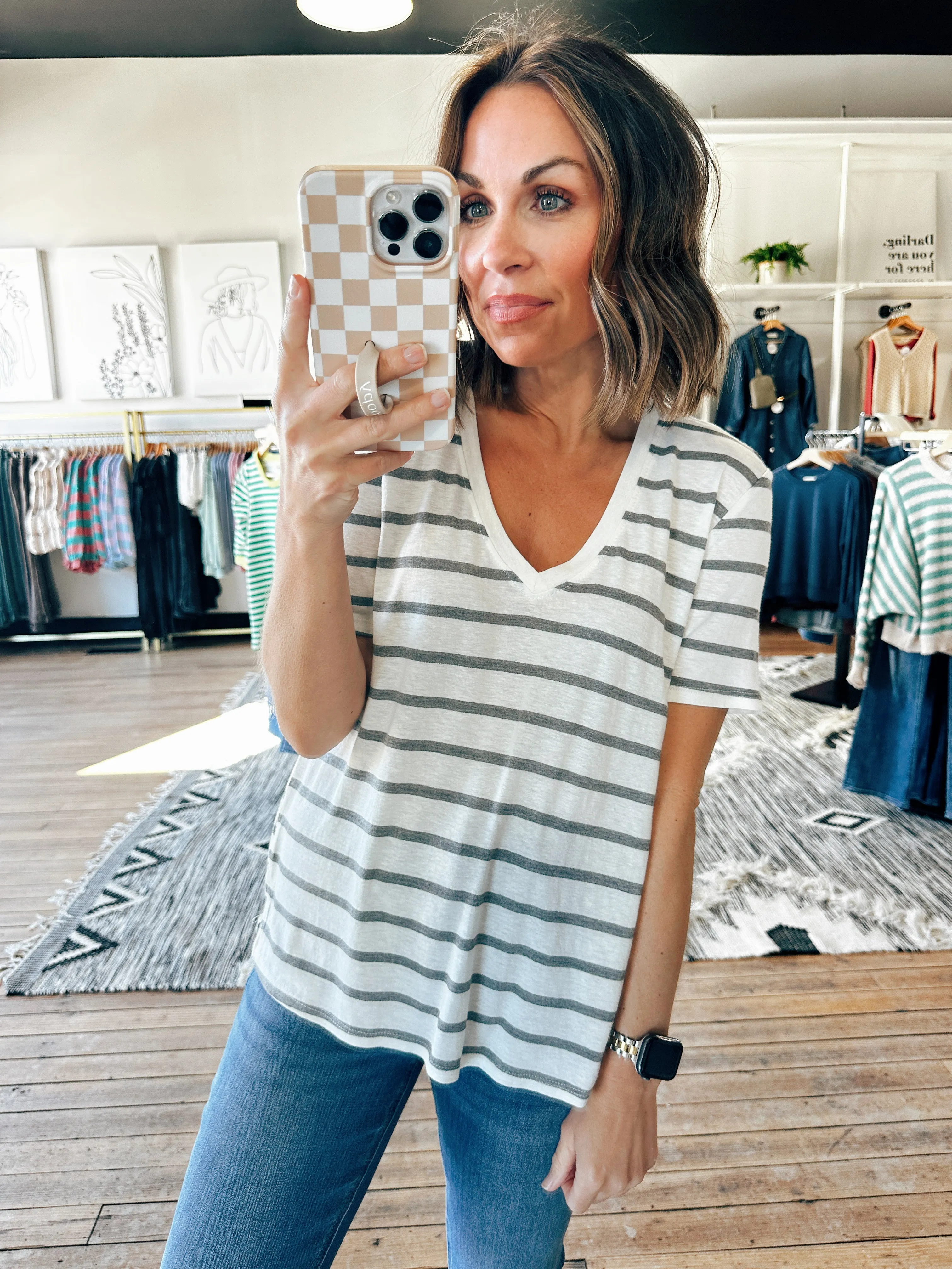Linen Relaxed Tee-2 Colors
