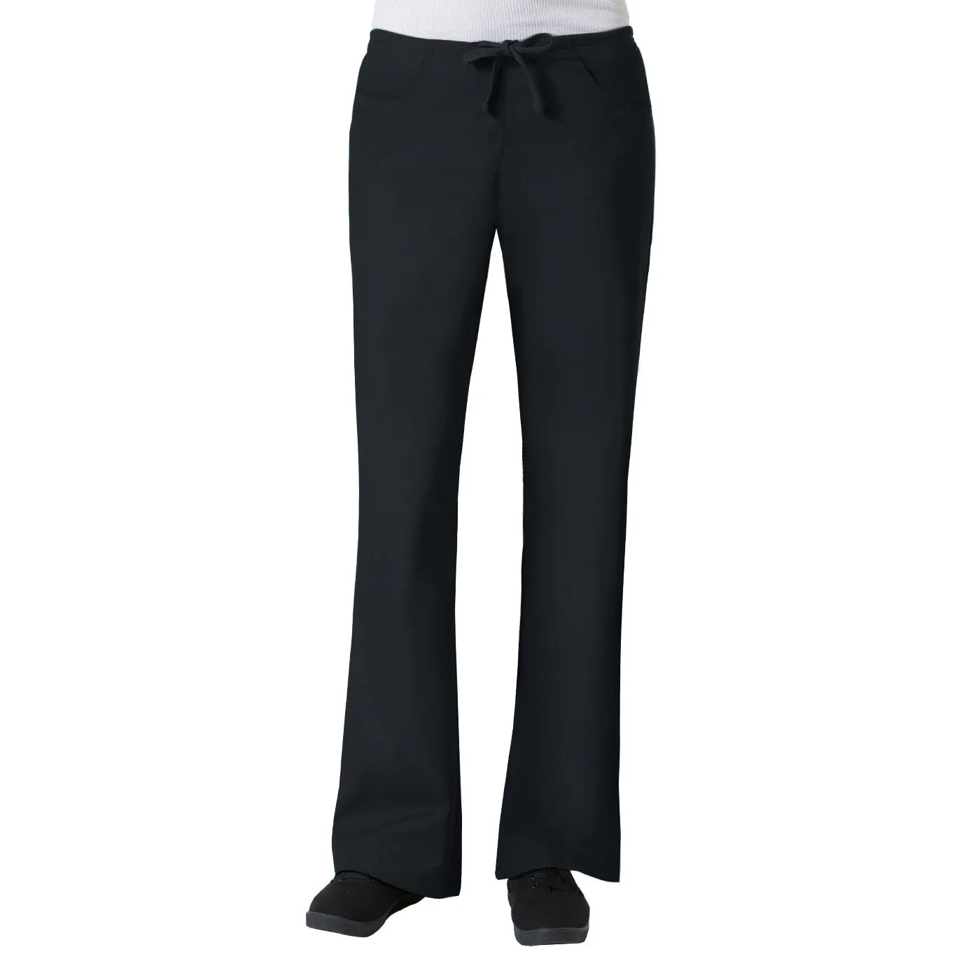 Maevn Core Womens Classic Flare Pant Style 9026 - Petite 28" Plus Fit Size XXL - 3XL