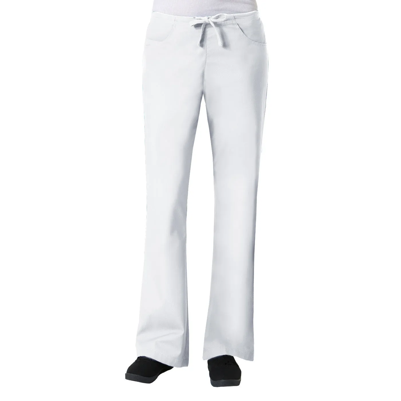 Maevn Core Womens Classic Flare Pant Style 9026 - Petite 28" Plus Fit Size XXL - 3XL