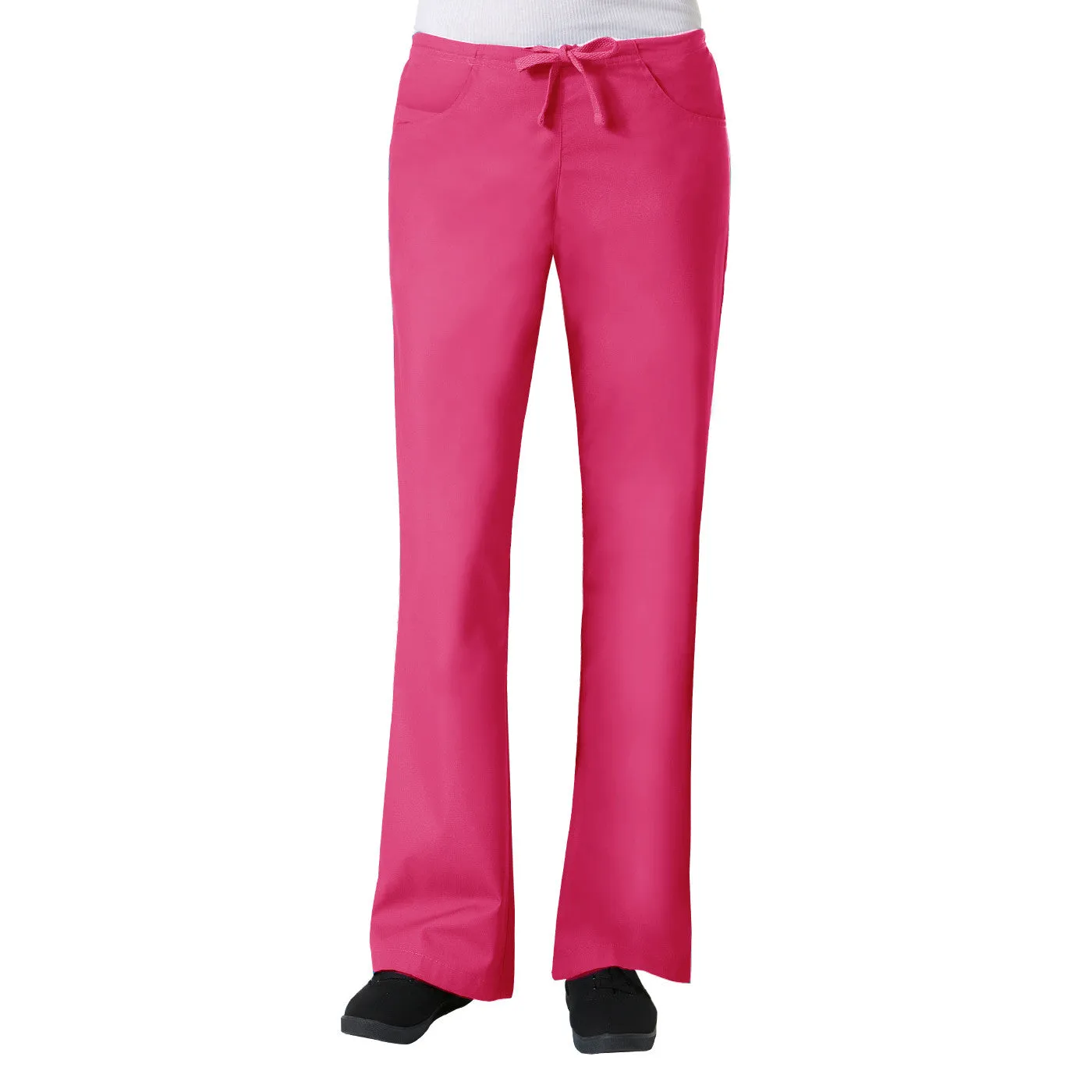 Maevn Core Womens Classic Flare Pant Style 9026 - Petite 28" Plus Fit Size XXL - 3XL