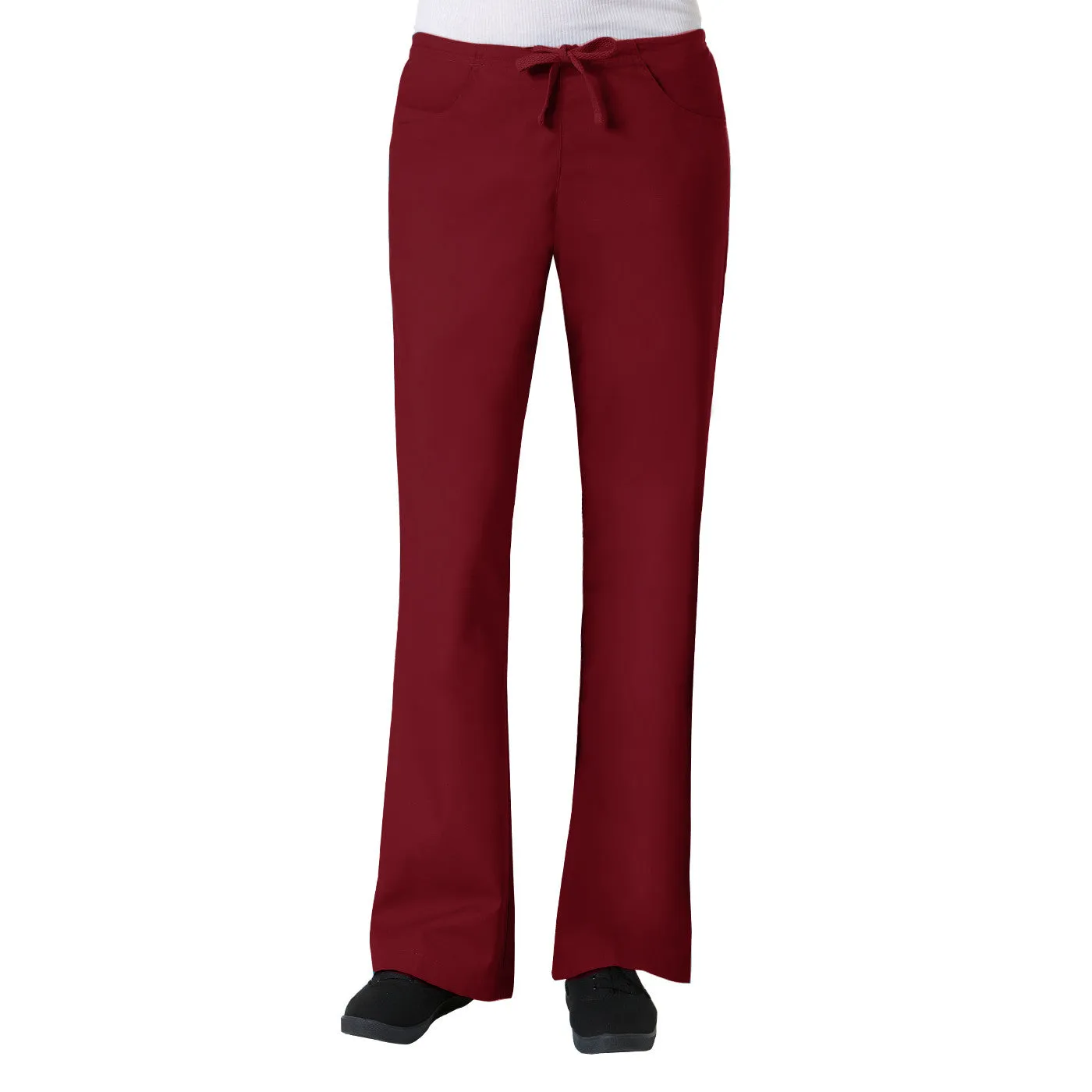 Maevn Core Womens Classic Flare Pant Style 9026 - Petite 28" Plus Fit Size XXL - 3XL