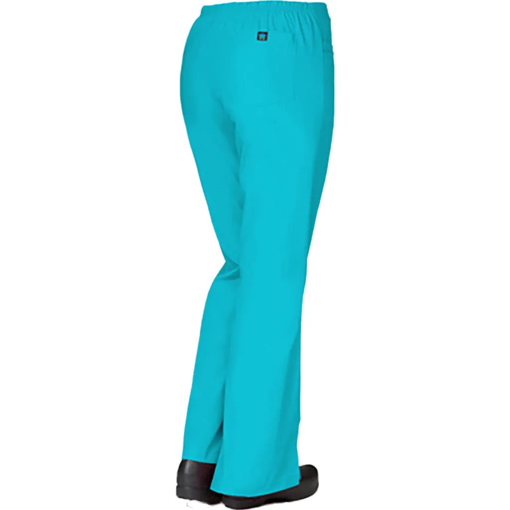 Maevn Core Womens Classic Flare Pant Style 9026 - Petite 28" Plus Fit Size XXL - 3XL