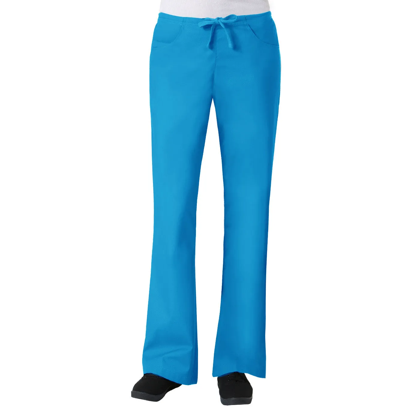 Maevn Core Womens Classic Flare Pant Style 9026 - Petite 28" Plus Fit Size XXL - 3XL