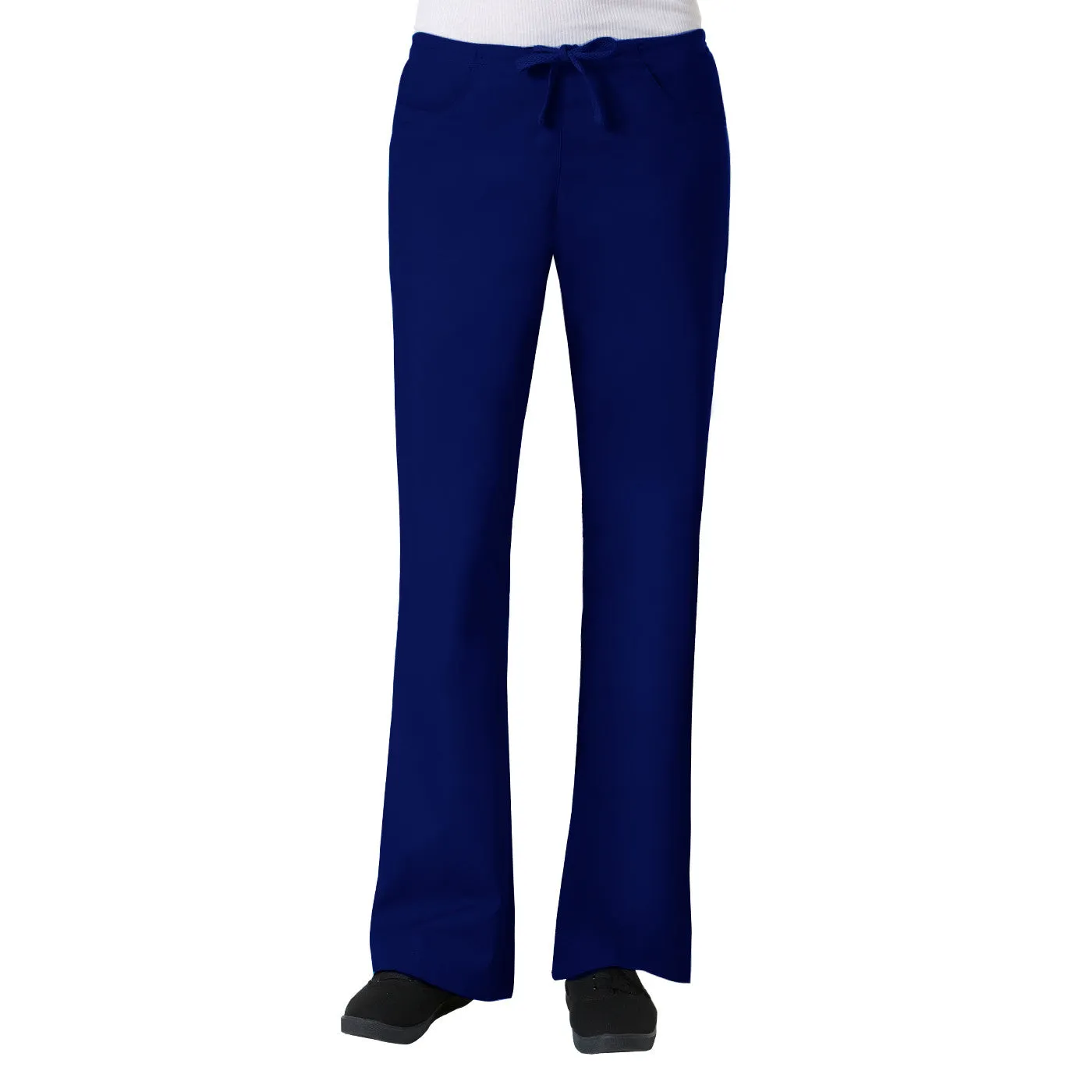 Maevn Core Womens Classic Flare Pant Style 9026 - Petite 28" Plus Fit Size XXL - 3XL
