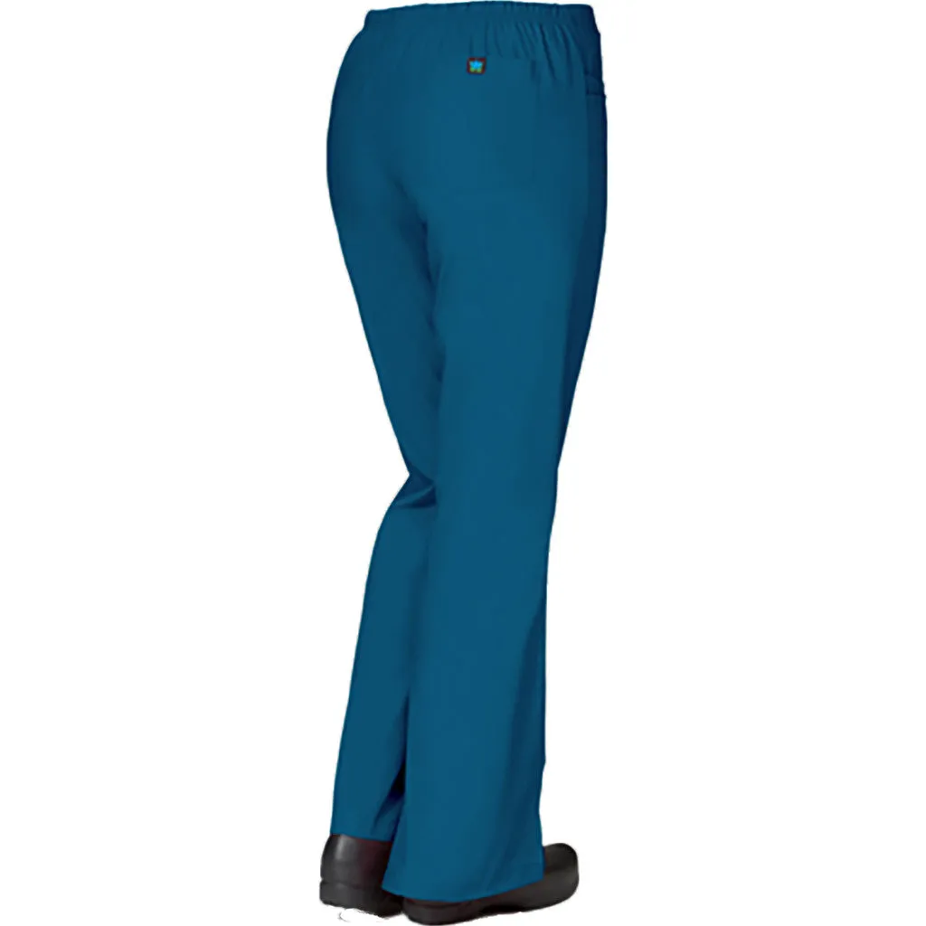 Maevn Core Womens Classic Flare Pant Style 9026 - Petite 28" Plus Fit Size XXL - 3XL