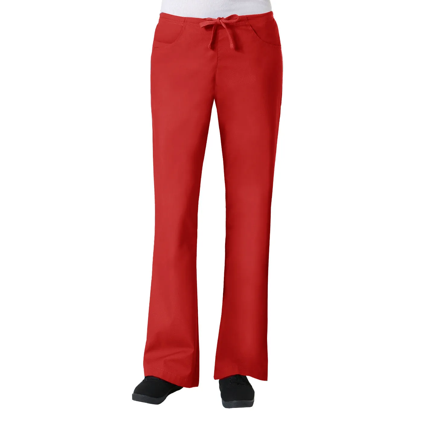 Maevn Core Womens Classic Flare Pant Style 9026 - Petite 28" Plus Fit Size XXL - 3XL