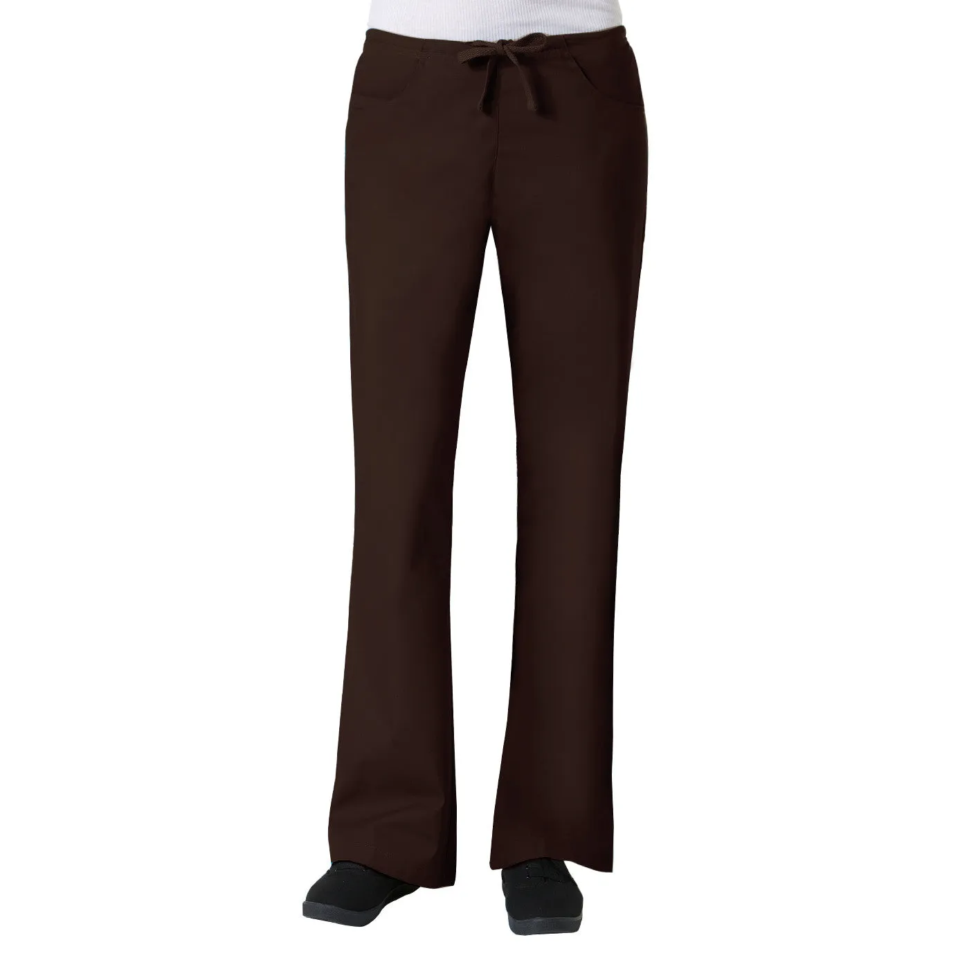 Maevn Core Womens Classic Flare Pant Style 9026 - Petite 28" Plus Fit Size XXL - 3XL