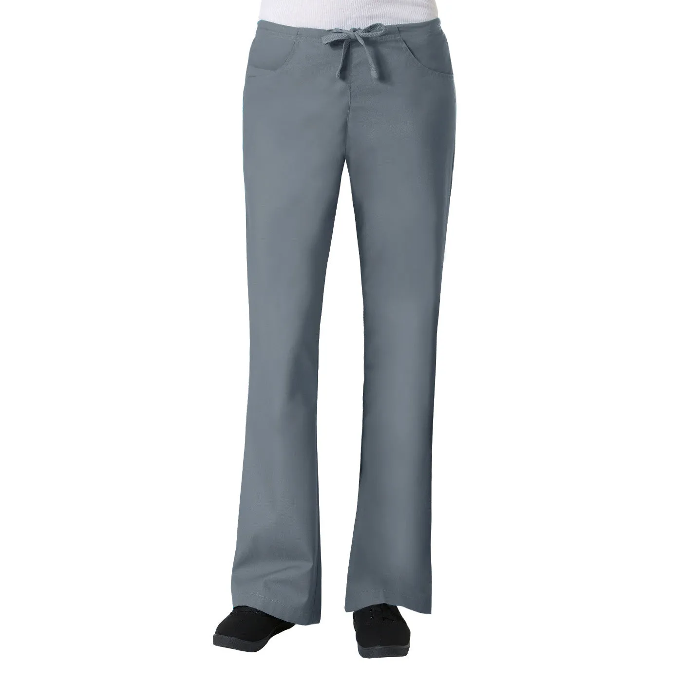 Maevn Core Womens Classic Flare Pant Style 9026 - Petite 28" Plus Fit Size XXL - 3XL