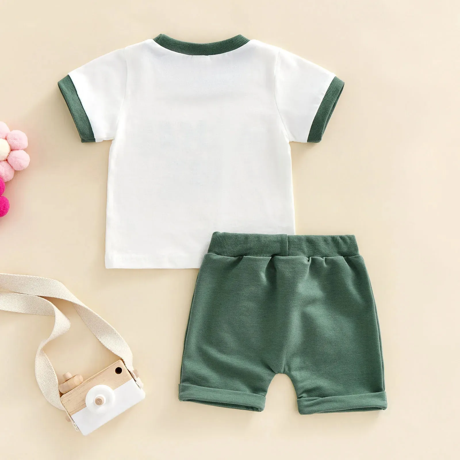 Mama's Boy Summer Set - 0-24M Infant Baby Boys 2Pcs