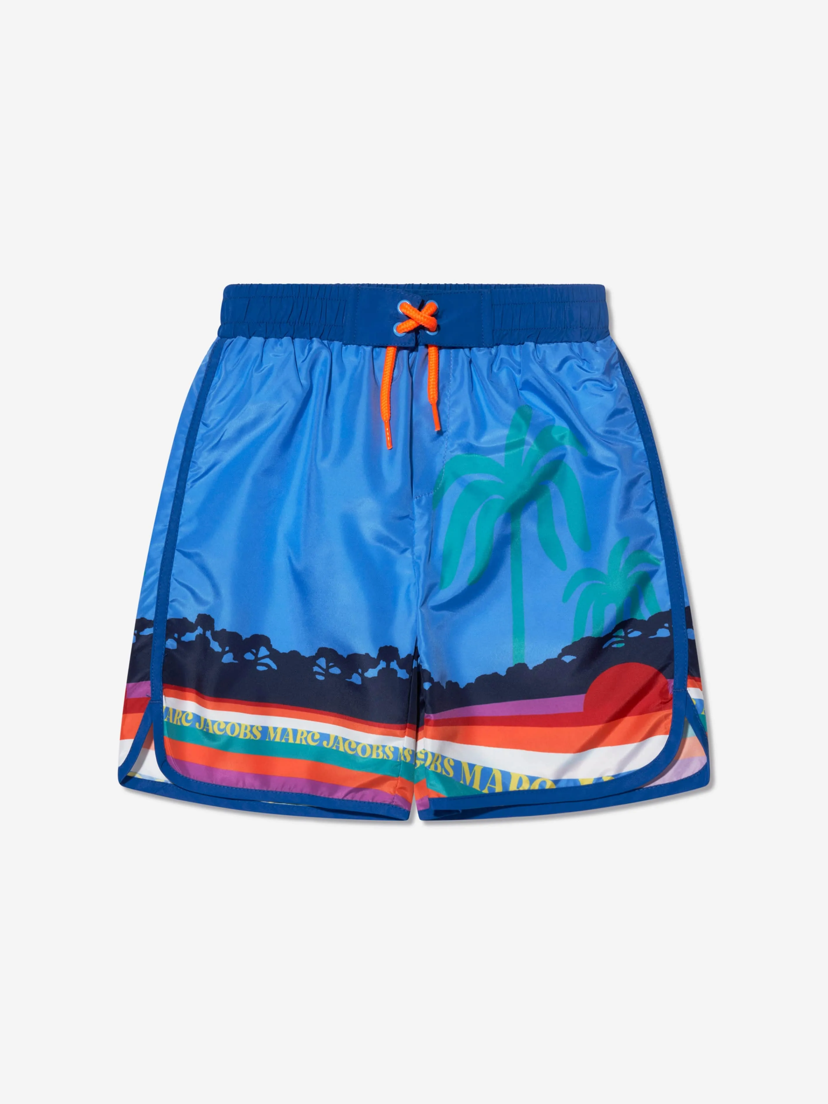 MARC JACOBS Boys Landscape Swim Shorts in Blue
