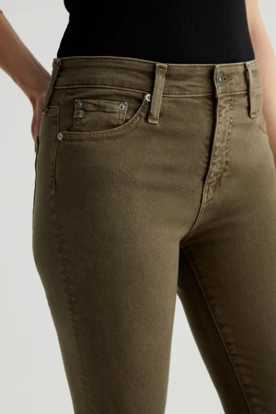 Mari Crop Jean Sulfur Shady Moss