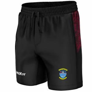 Mc Keever Westmeath GAA Official Boost Leisure Shorts - Youth - Black/Maroon/Charcoal