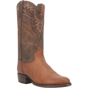 Men's Dan Post "Scott" Bay Apache Smooth Ostrich with 13" Tops - DP3059