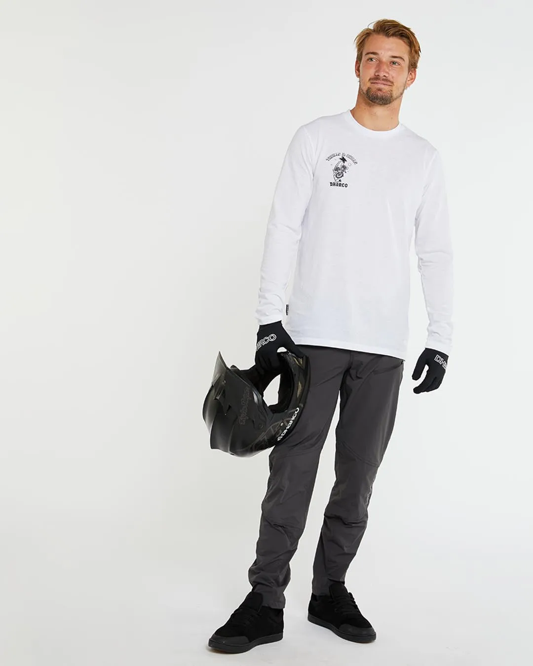 Mens Long Sleeve Tech Tee | Thrills & Chills