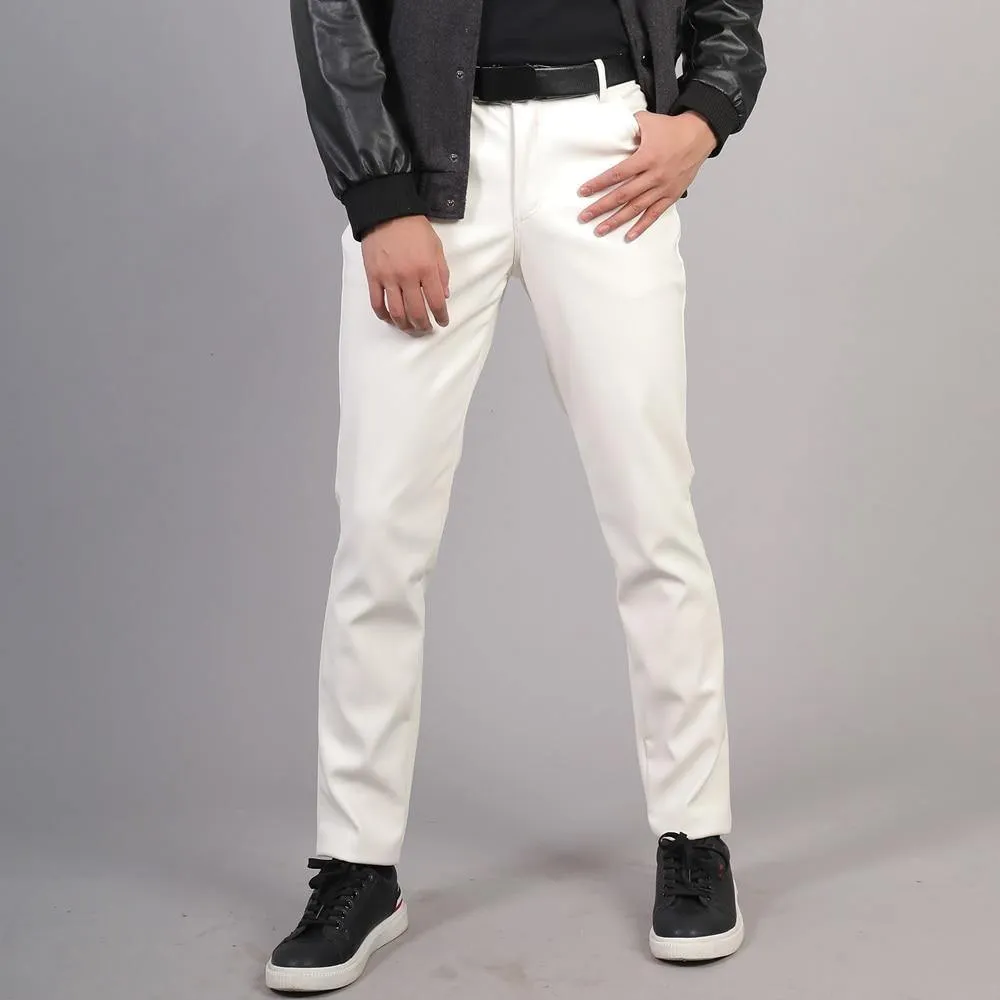 Men's Spring Light Weight Faux Leather Pants