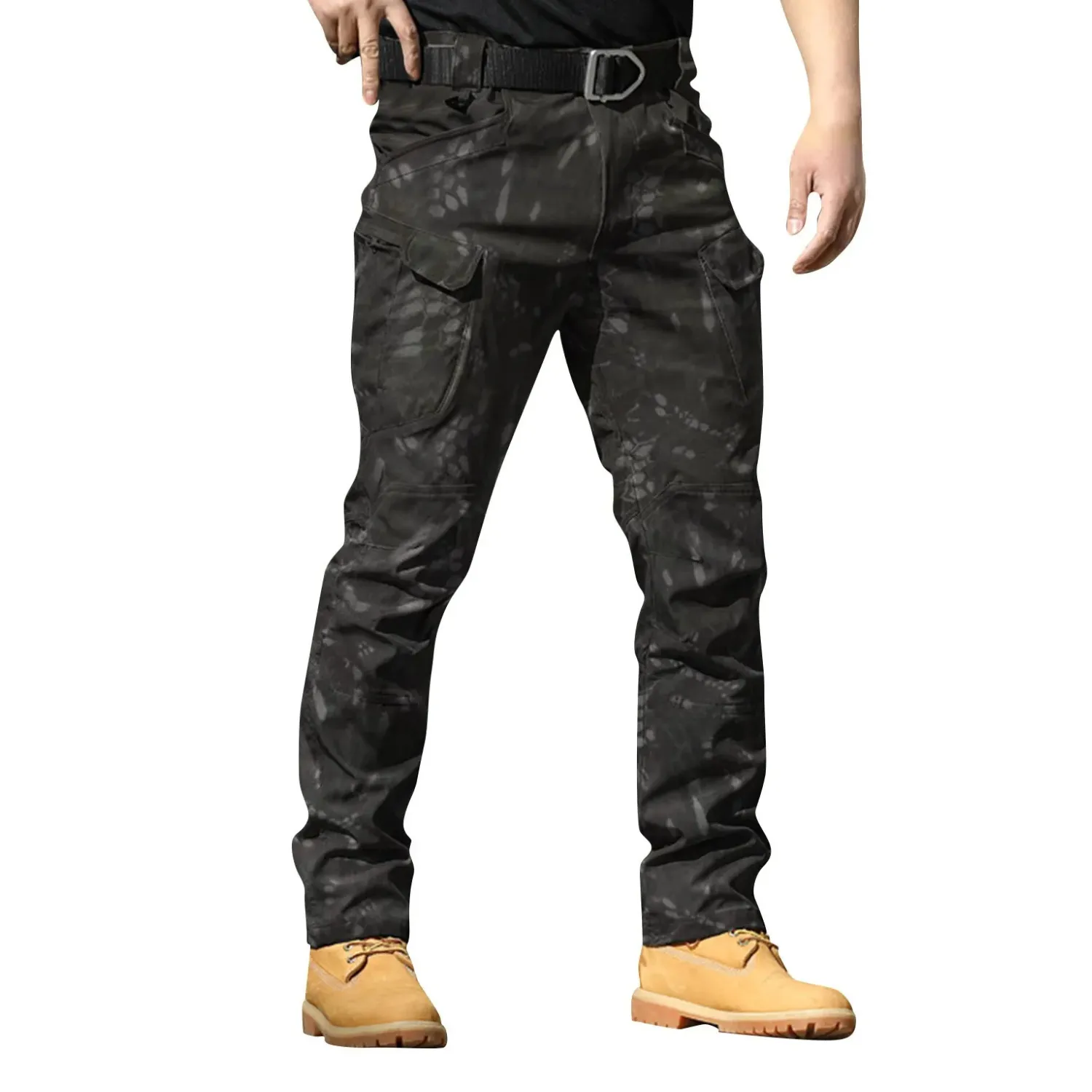 Men's Stylish Military Cargo Pants with Pockets | Perfect for All-Season Wear