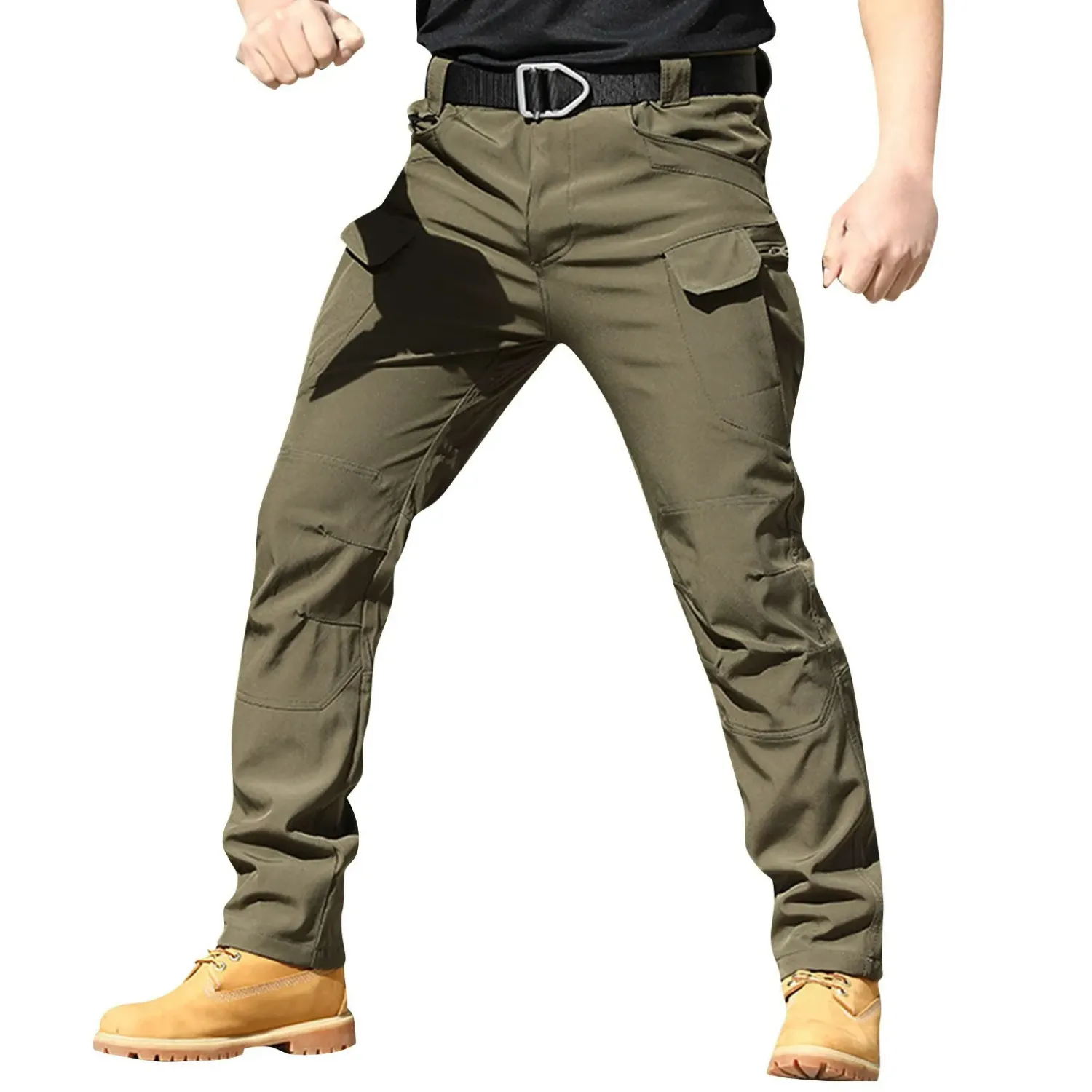 Men's Stylish Military Cargo Pants with Pockets | Perfect for All-Season Wear