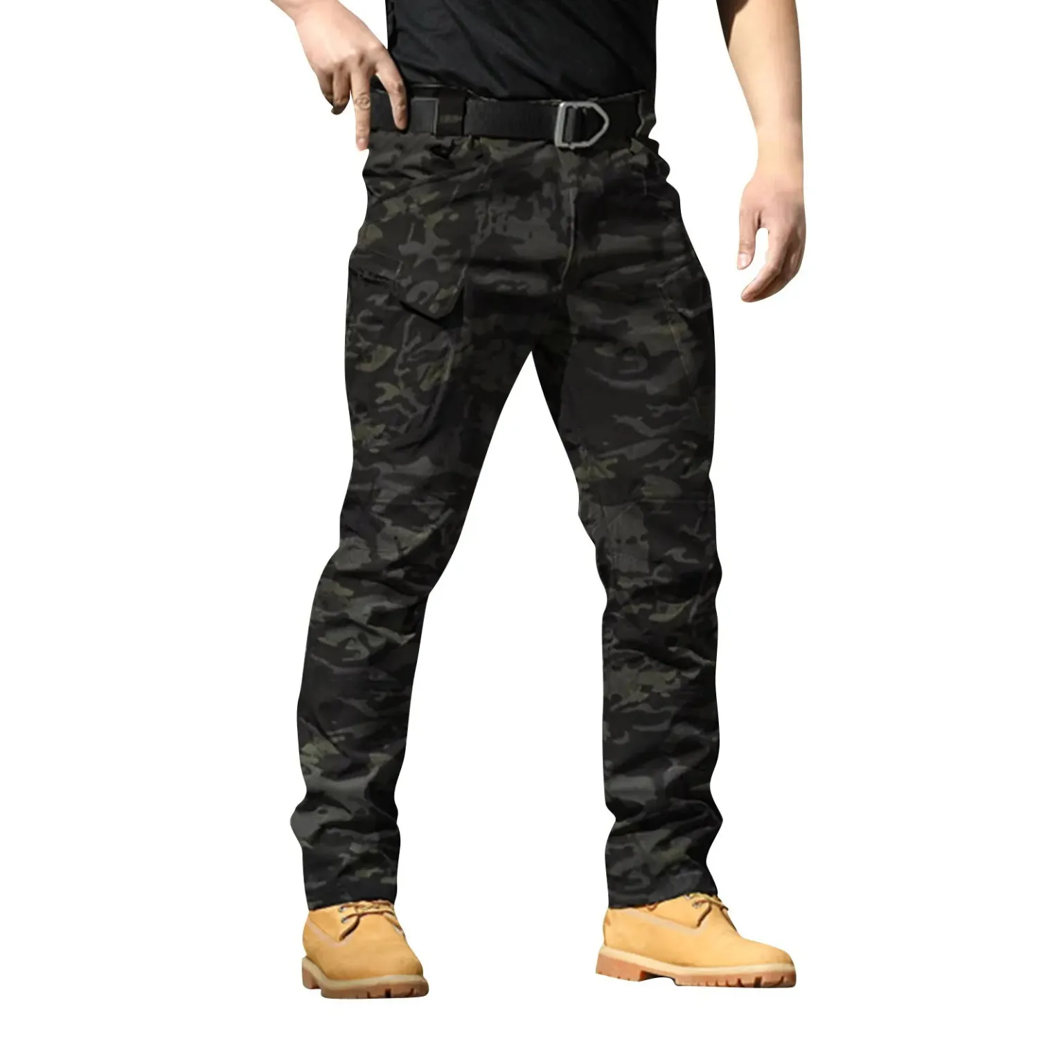 Men's Stylish Military Cargo Pants with Pockets | Perfect for All-Season Wear
