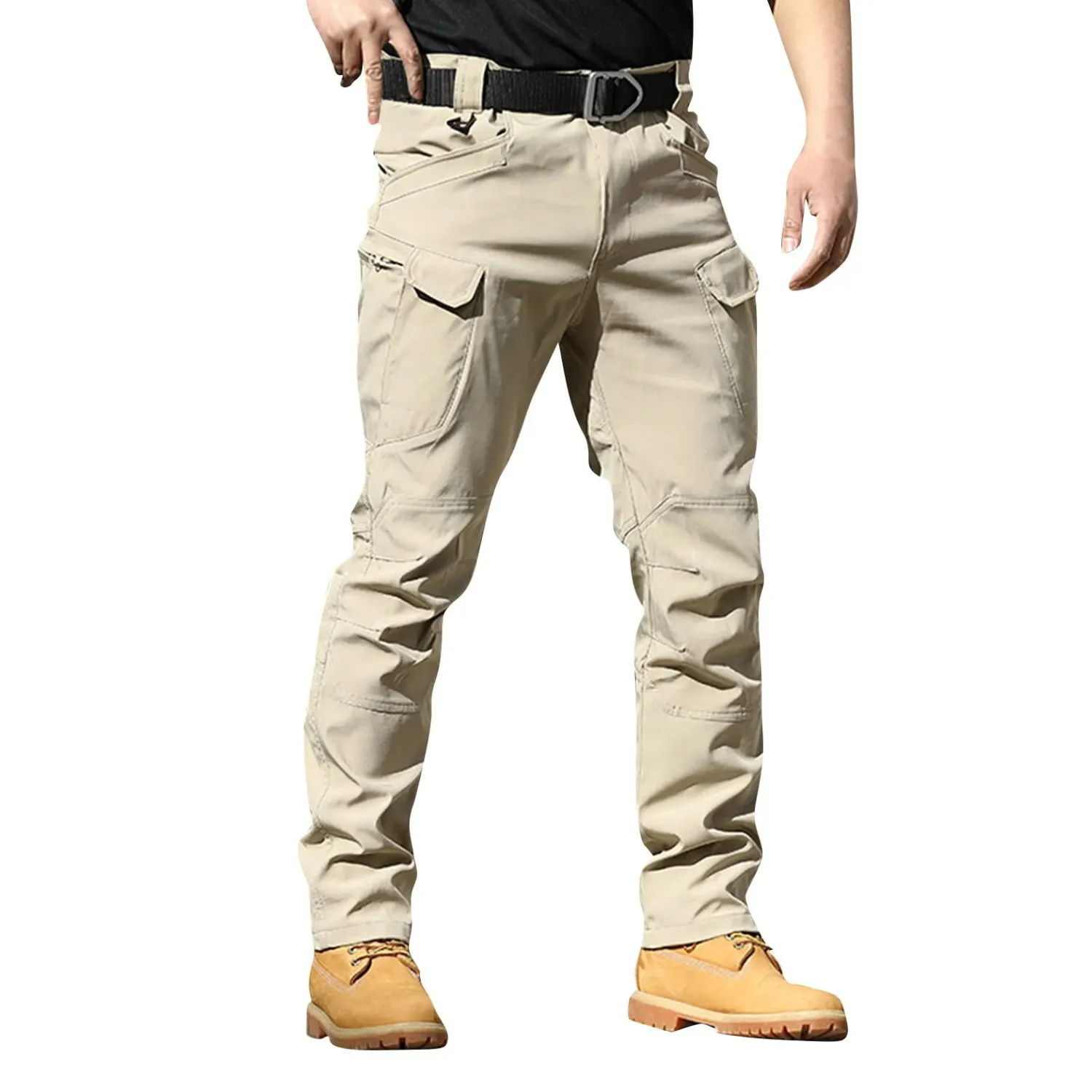 Men's Stylish Military Cargo Pants with Pockets | Perfect for All-Season Wear