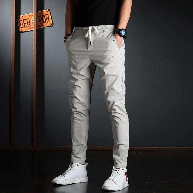 Men's Summer Elastic Waist Casual Pants