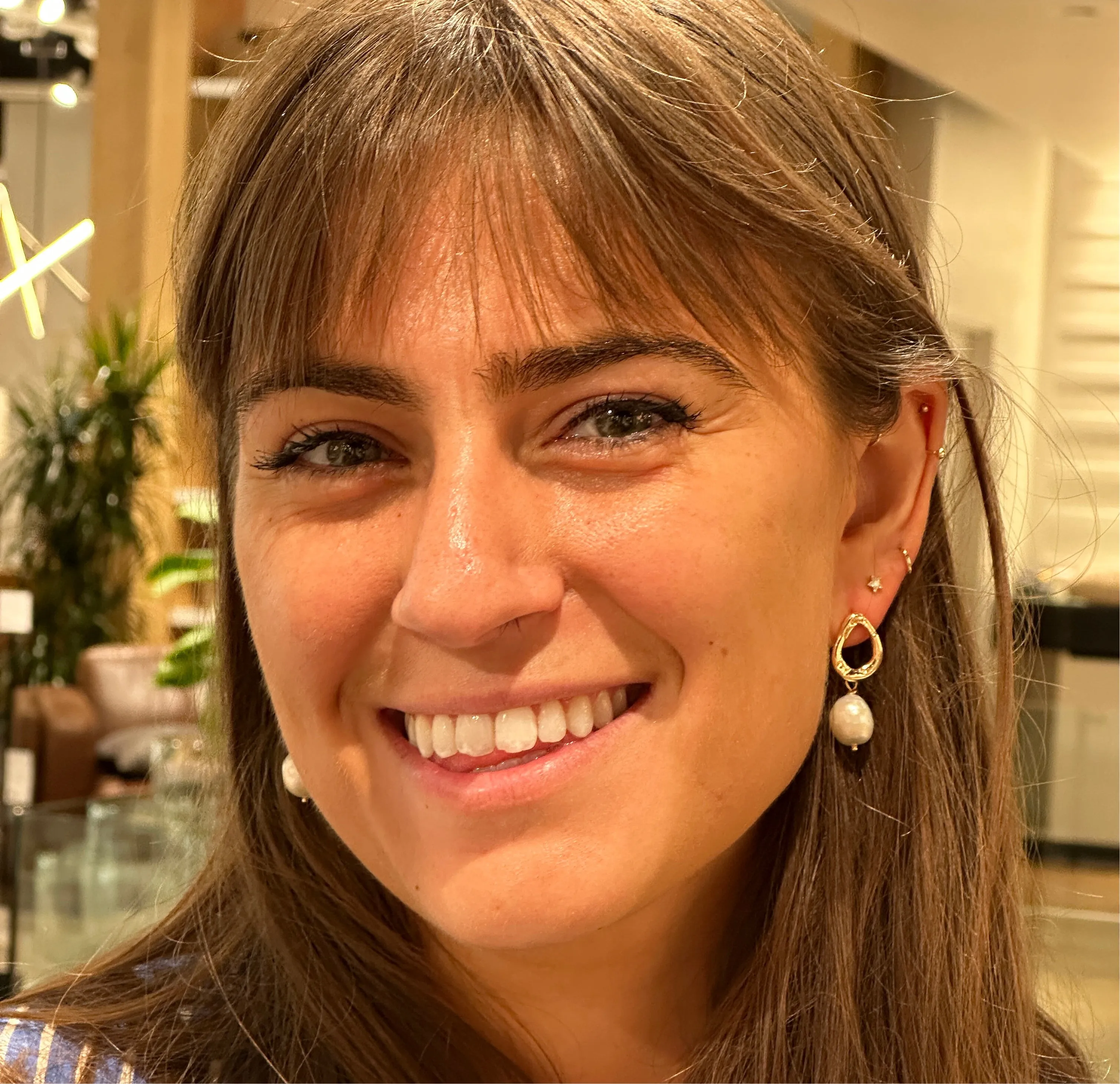 Modern Baroque Pearl Drop Earrings