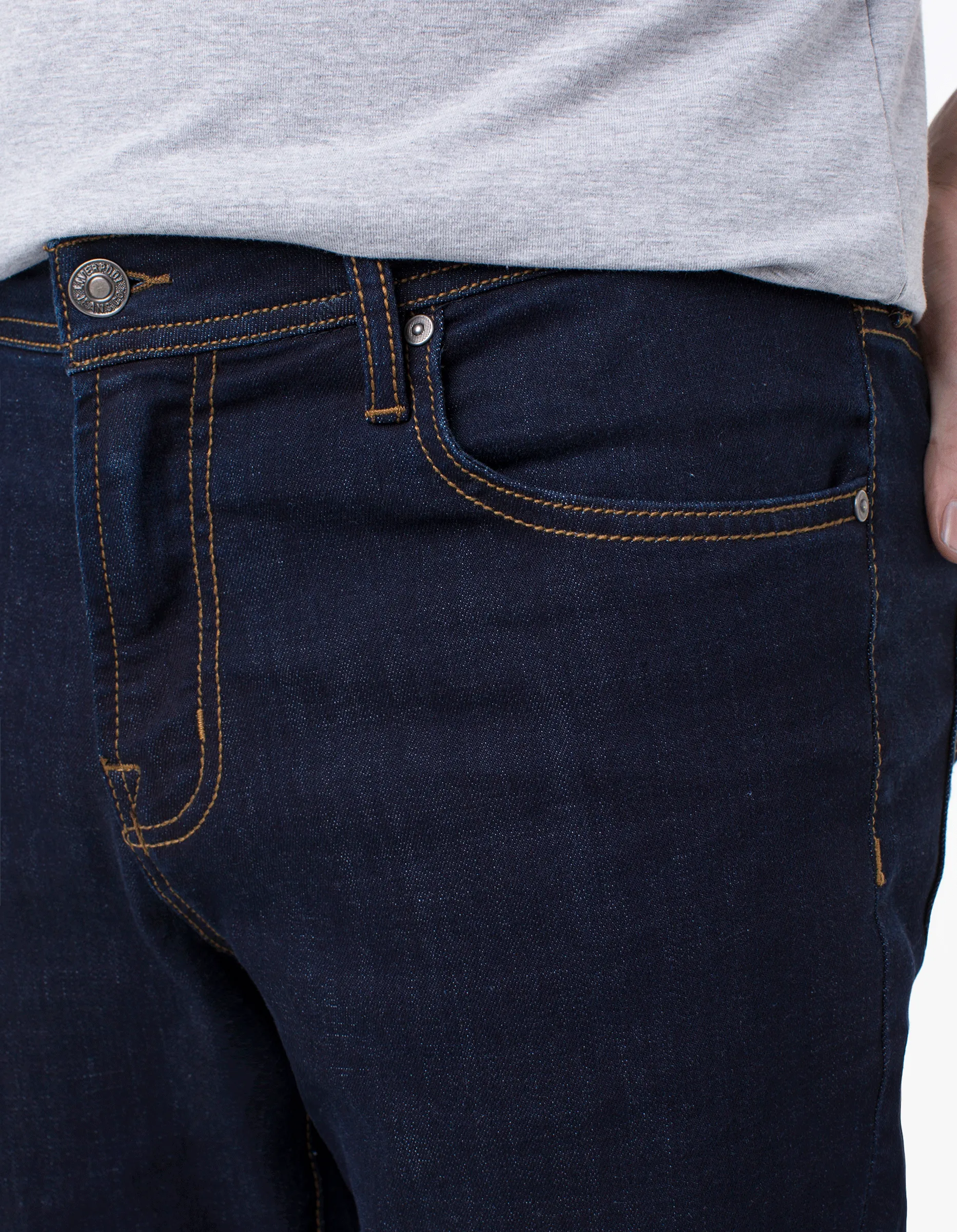 Modern Straight Jean in Modern Rinse | Liverpool