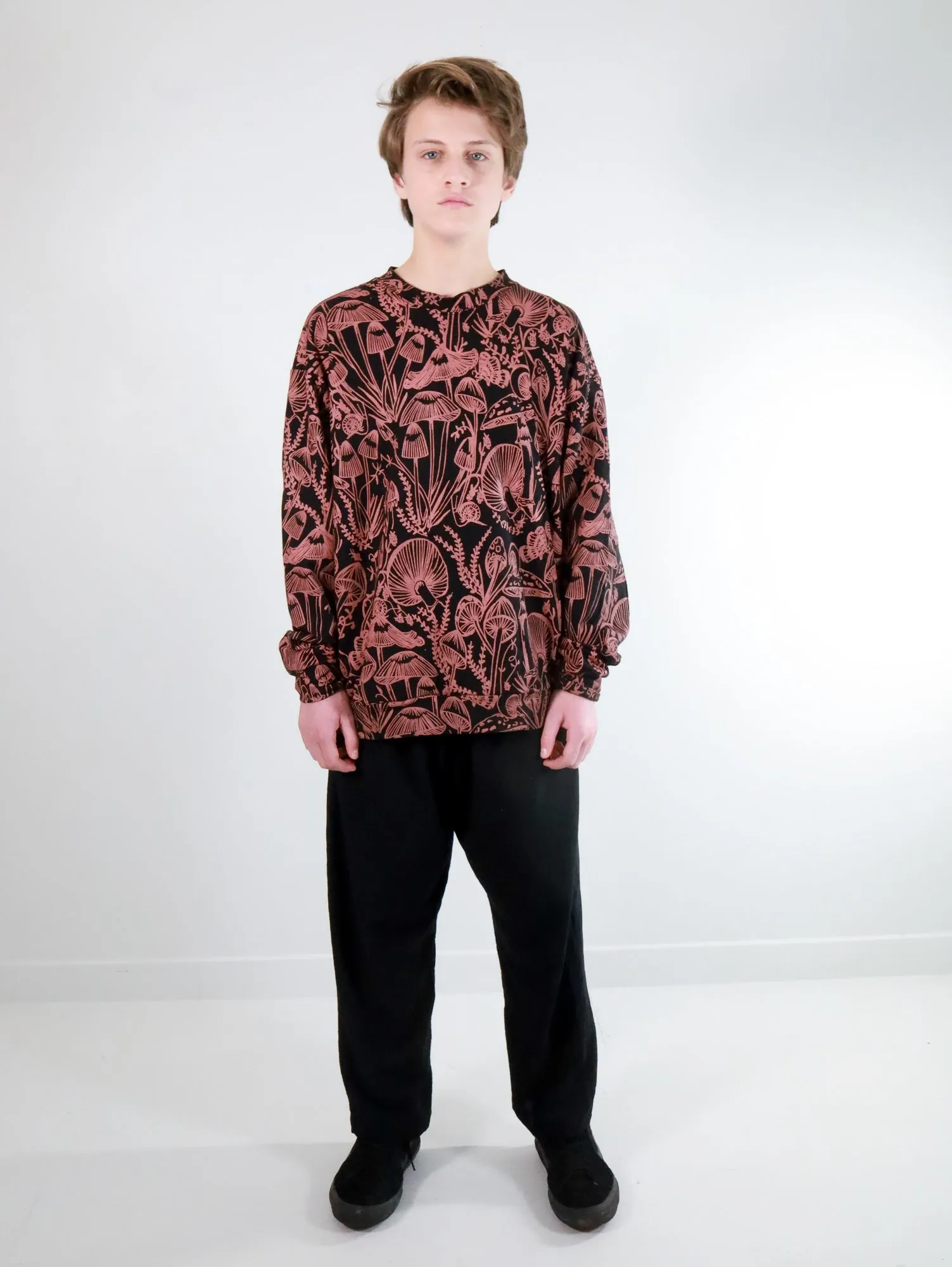 Mulberry Shroomed Relaxed Fit Sweatshirt