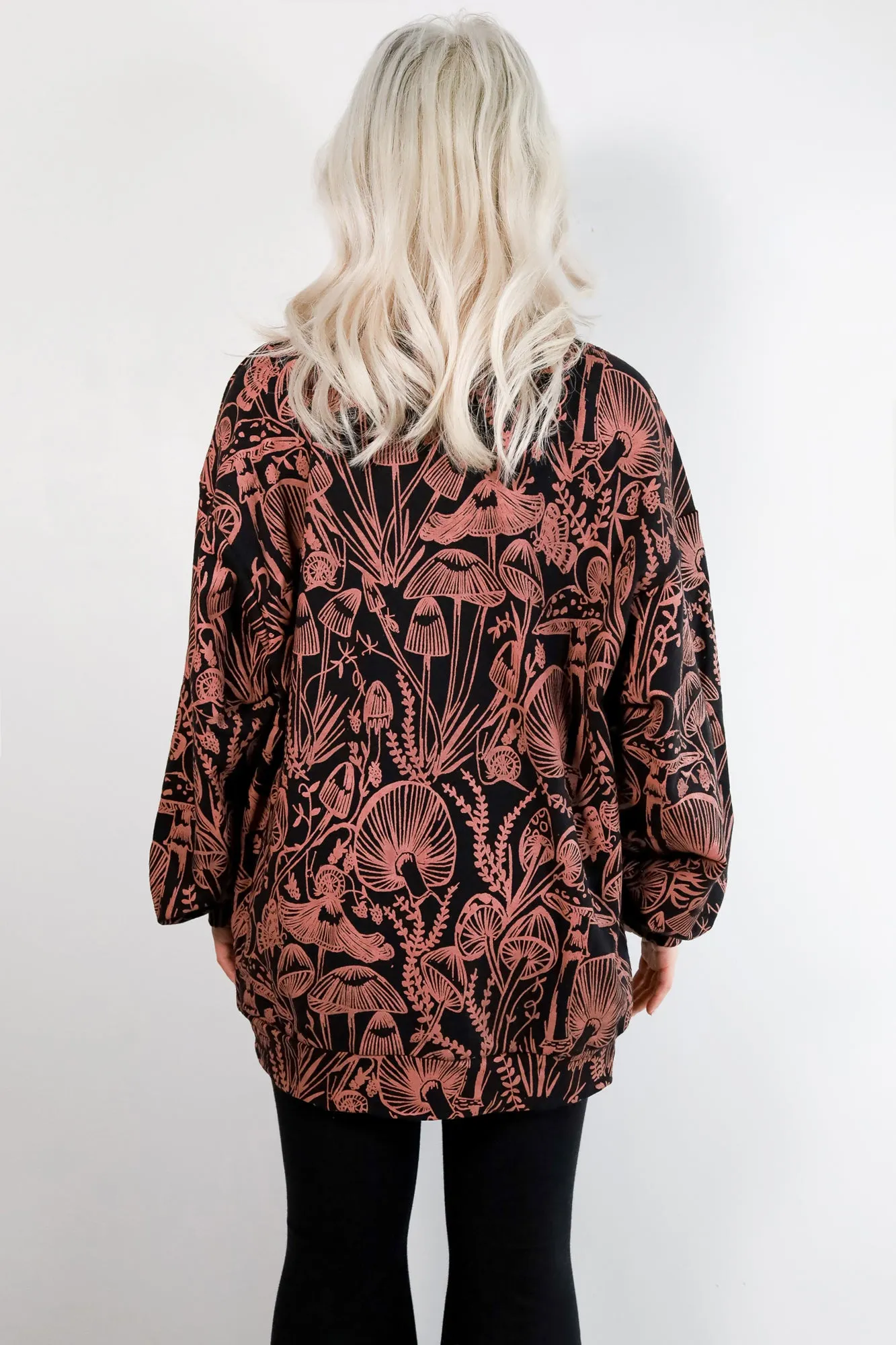 Mulberry Shroomed Relaxed Fit Sweatshirt