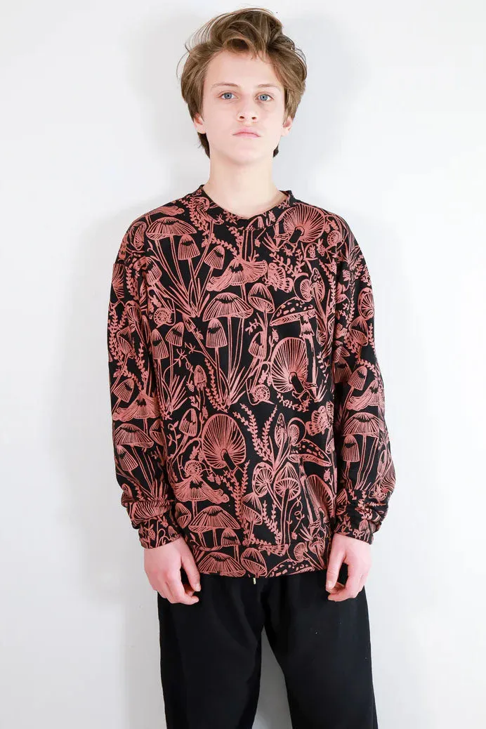 Mulberry Shroomed Relaxed Fit Sweatshirt
